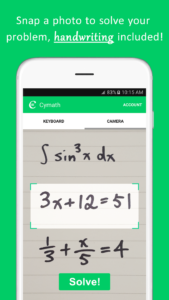 Cymath – Math Problem Solver 1