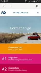 DW Learn German – A1, A2, B1 a 1