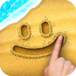 sand draw creative art drawing