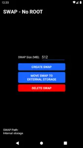 SWAP – No ROOT 1